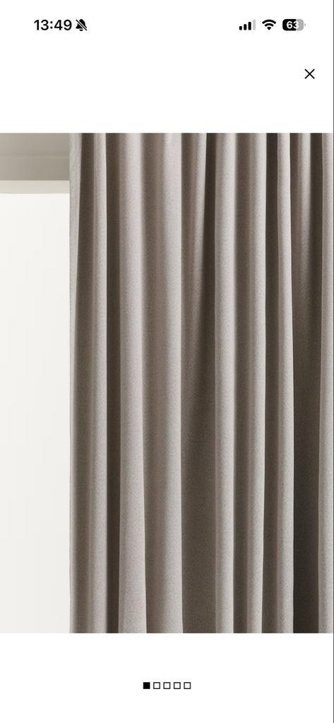 Nieuwe gordijnen in pak - 1 stuk, Huis en Inrichting, Stoffering | Gordijnen en Lamellen, Nieuw, 200 cm of meer, 100 tot 150 cm