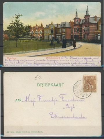 Haarlem 1904 Wilhelminapark Ansichtkaart m-63c jdu   beschikbaar voor biedingen