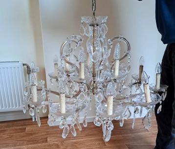 Mooie hanglamp, hotel chic, kroonluchter met 15 kandelaars! beschikbaar voor biedingen