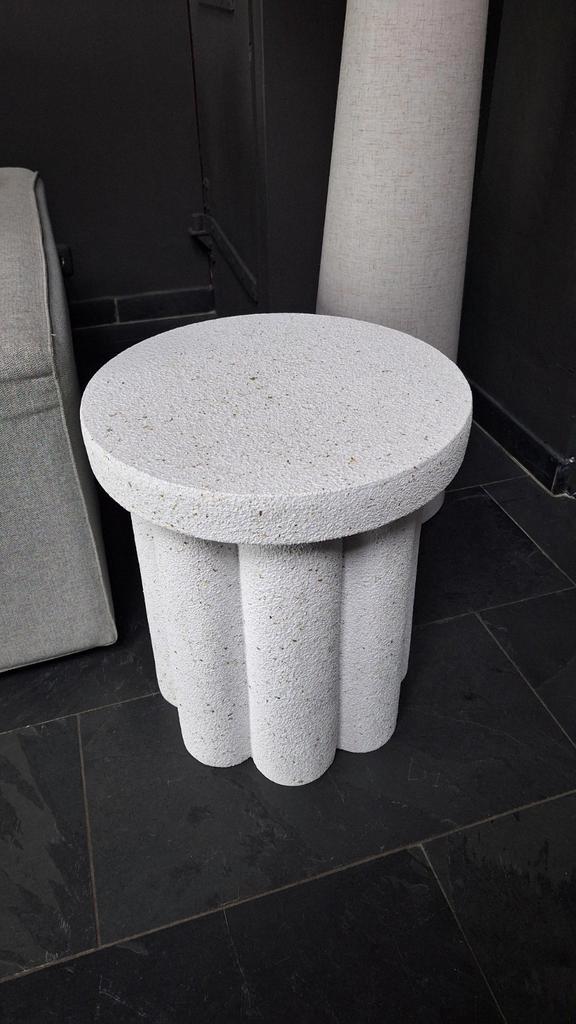 Nieuw Bijzettafel Malmo Xenos, Huis en Inrichting, Tafels | Bijzettafels, Zo goed als nieuw, Rond, Minder dan 45 cm, Minder dan 55 cm