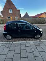 Peugeot 107 1.0 12V 3DR 2-TRONIC 2008 Zwart, Auto's, Stof, 4 stoelen, Origineel Nederlands, Particulier