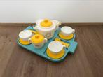 Vintage retro Fisher Price thee setje servies compleet, Kinderen en Baby's, Speelgoed | Fisher-Price, Speelset, Gebruikt, Ophalen of Verzenden