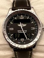 Breitling Chronospace A56012.4 Quartz, Leer, Staal, Breitling, Polshorloge