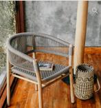 10 stuks Reod tuinstoel, eetstoel ibiza, zwart touw, Tuin en Terras, Ophalen, Nieuw