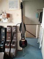 Harley Benton Electric Upright Bass / contrabas + standaard, Ophalen, Gebruikt, 3/4-contrabas