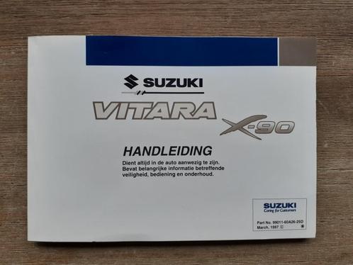 INSTRUCTIEBOEKJE - SUZUKI VITARA / X-90 - NEDERLANDS, Auto diversen, Handleidingen en Instructieboekjes, Verzenden