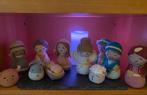 Hand gehaakte Kerststal, Kerst, Kerstmis, Hobby en Vrije tijd, Breien en Haken, Ophalen of Verzenden, Zo goed als nieuw, Haken