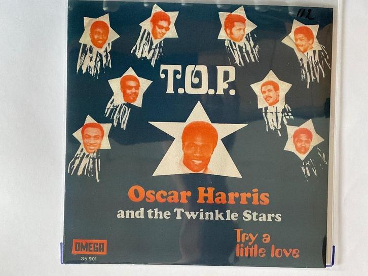 OSCAR HARRIS AND THE TWINKLE STARS T.O.P.  VG+, Cd's en Dvd's, Vinyl Singles, Gebruikt, Single, Pop, 7 inch, Ophalen of Verzenden