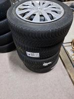 4x Stalen Velg Michelin Alpin 205/55 R16, Ophalen, Gebruikt, 15 inch, Banden en Velgen