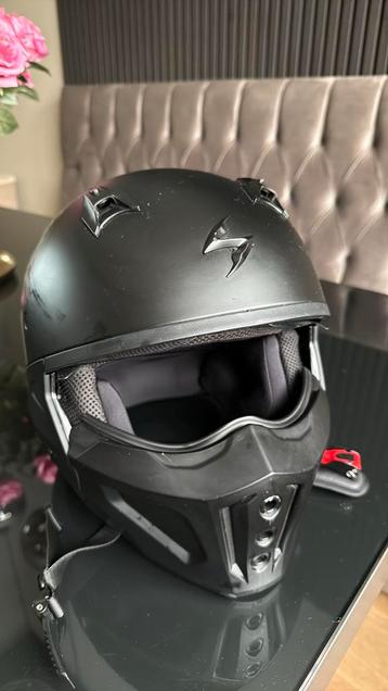 Scorpion COVERT-X SOLID Matzwart INCL Cardo Freecom 2X JBL beschikbaar voor biedingen