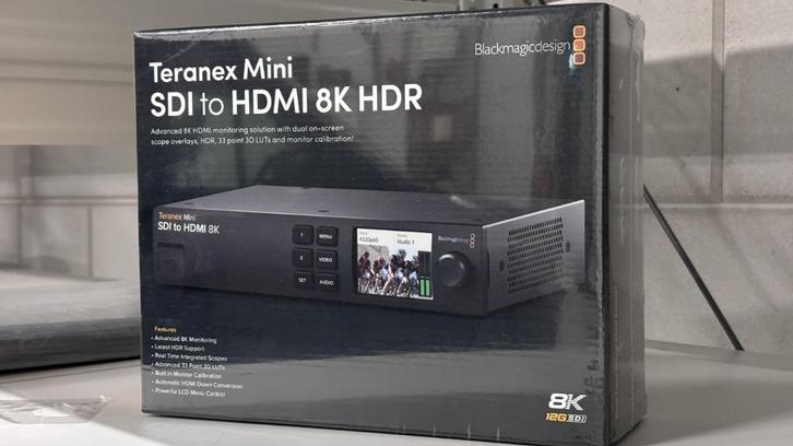 Blackmagic Teranex Mini - SDI to HDMI 8K HDR (incl. btw), Audio, Tv en Foto, Converters, Nieuw, Verzenden