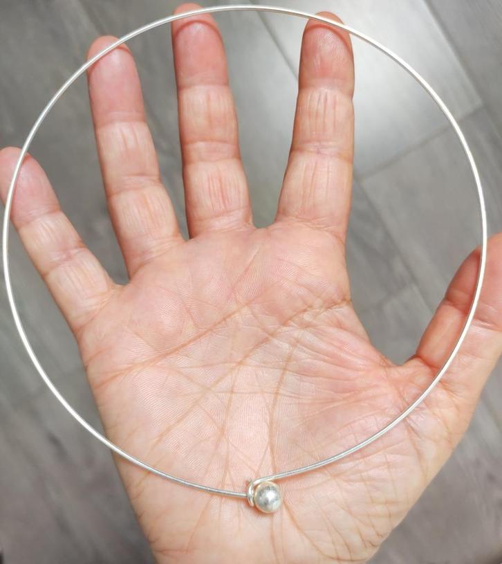 zilveren ketting  spang ketting zilver 925, Sieraden, Tassen en Uiterlijk, Kettingen, Nieuw, Zilver, Zilver, Met edelsteen, Ophalen of Verzenden