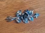 Zilveren broche roos, Sieraden, Tassen en Uiterlijk, Broches, 4 tot 7 cm, Onbekend, Ophalen of Verzenden, Zo goed als nieuw