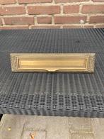 Vintage koperen/messing brievenbusklep in Georgische stijl, Ophalen of Verzenden, Koper