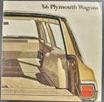 1966 Plymouth Station Wagons Prestige Brochure USA, Boeken, Auto's | Folders en Tijdschriften, Gelezen, Verzenden