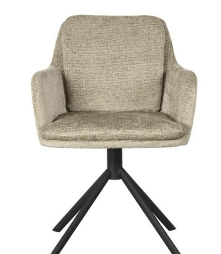 2x Draaibare eetkamerstoelen Joy – LABEL51 – NIEUW in doos, Huis en Inrichting, Stoelen, Nieuw, Twee, Stof, Overige kleuren, Ophalen of Verzenden