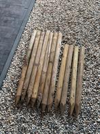 Houten Palen - Gebruikt - 10 stuks, Tuin en Terras, Palen, Balken en Planken, Ophalen, Gebruikt, Minder dan 180 cm, Palen