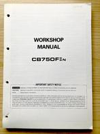 Honda CB750 F2 1992 Service Manual, Verzenden, Honda