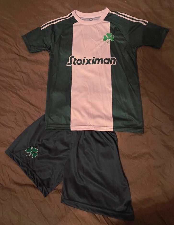 Panathinaikos voetbaltenue 24-25 maat 140 - Ioannidis, Kinderen en Baby's, Kinderkleding | Kinder-zwemkleding, Nieuw, Overig, Maat 140