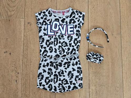 Super leuk jurkje van Quapi maat 110/116 met diadeem+froezel, Kinderen en Baby's, Kinderkleding | Maat 110, Gebruikt, Meisje, Jurk of Rok