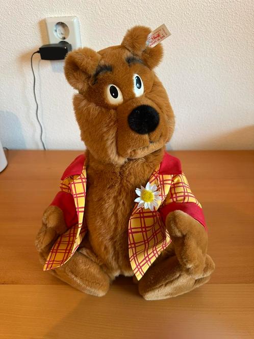Steiff Olivier B Bommel beer met Bommel Glossy, Verzamelen, Beren en Cherished Teddies, Zo goed als nieuw, Stoffen beer, Steiff