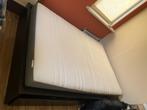 Ikea bed met twee lades, Ophalen, Gebruikt, Zwart, 140 cm