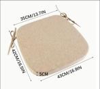 Hoge stevige Zitkussen voor stoel of kruk; Zwart, Ophalen of Verzenden, Nieuw, Grijs, Vierkant