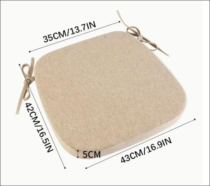 Hoge stevige Zitkussen voor stoel of kruk; Zwart, Huis en Inrichting, Woonaccessoires | Kussens, Nieuw, Grijs, Vierkant, Ophalen of Verzenden