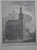 Heusden gravure van het Stadhuis in de 18e Eeuw., Ophalen of Verzenden