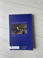 Inleiding recht, Boeken, Verzenden, Gelezen, WO, Cliteur