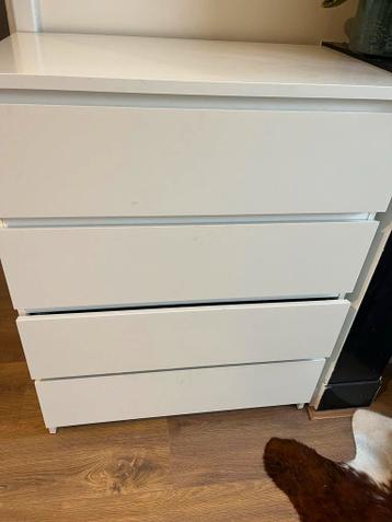 Witte IKEA Malm ladekast - afbeelding 4