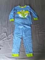 Efteling pyjama blauw groen drakenprint mt 104-110, Nacht- of Onderkleding, Jongen of Meisje, Efteling, Ophalen of Verzenden