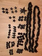 Zwarte kerstboom versiering, Diversen, Kerst, Ophalen of Verzenden, Zo goed als nieuw