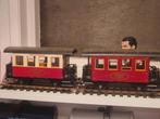 LGB Rode trein met loco en 2 wagons, Ophalen, Treinset, Gelijkstroom, Bachmann
