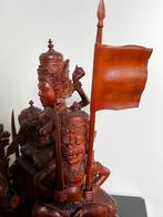 Groot Balinees Houten Beeld, Antiek en Kunst, Ophalen