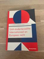 UvA-Studenteneditie Internationaal en Europees recht, Ophalen of Verzenden, Nieuw, WO