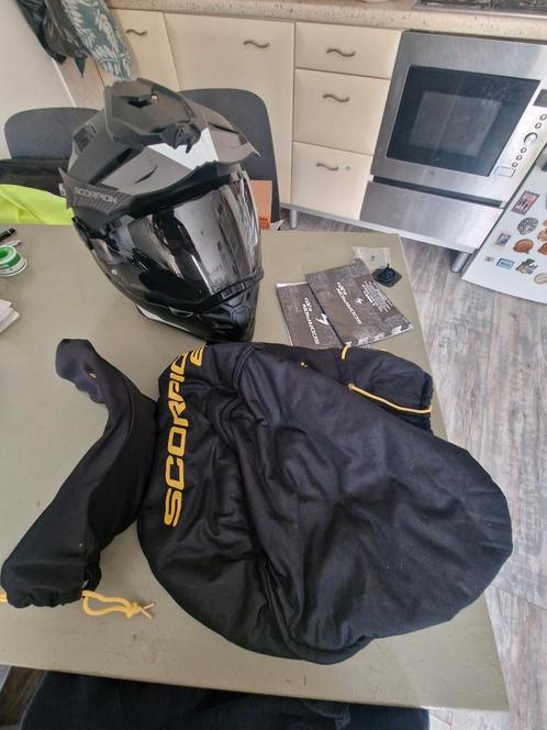 scorpion adf 9000 air XXL motorhelm, Motoren, Kleding | Motorhelmen, Integraalhelm, XXL, Overige merken, Tweedehands, Ophalen