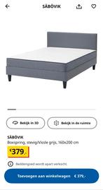 Boxspring ikea bed, Huis en Inrichting, Slaapkamer | Bedden, Ophalen, Gebruikt, Tweepersoons, 200 cm