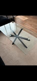 Salontafel argon glas zwart, Huis en Inrichting, Tafels | Eettafels, Ophalen, 100 tot 150 cm, 50 tot 100 cm, Glas
