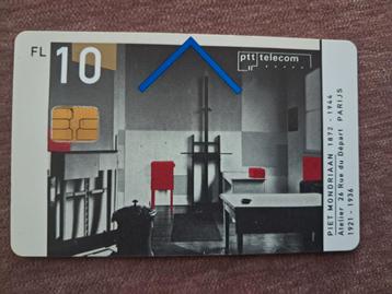 Telefoonkaart Piet Mondriaan beschikbaar voor biedingen