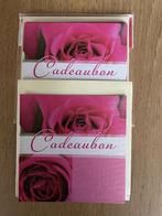 blanco cadeaubonnen, Eén persoon, Cadeaubon