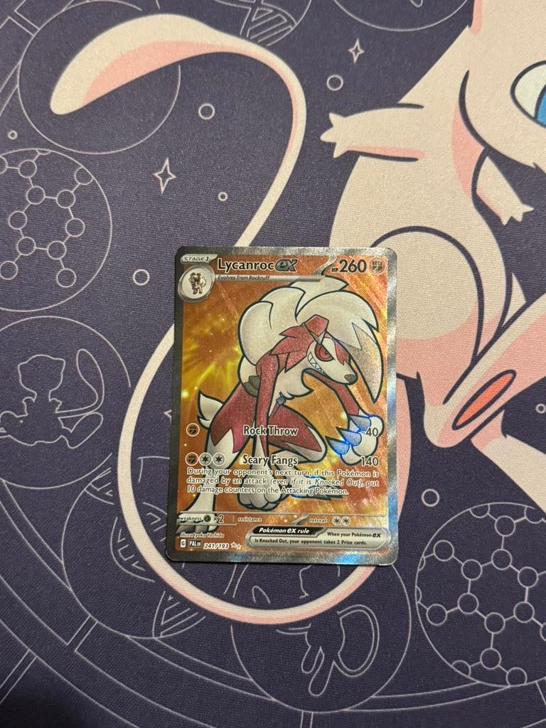 Pokémon kaarten Lycanroc EX #241, Hobby en Vrije tijd, Verzamelkaartspellen | Pokémon, Ophalen of Verzenden, Zo goed als nieuw
