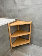 Bamboe Hoekrek Badkamer - 3 planken - IKEA, Huis en Inrichting, Ophalen, (Half)hoge kast, Minder dan 50 cm, Zo goed als nieuw
