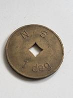 NS 1 dag trein token Nederlandse Spoorwegen, Ophalen of Verzenden, Overige materialen