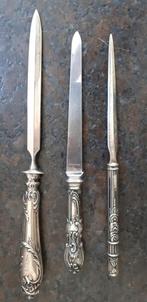Drie prachtige briefopeners, Ophalen of Verzenden, Zilver