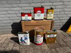Vintage Esso Olieblikken Collectie - Automobilia Verzamelobj, Ophalen of Verzenden