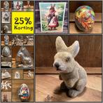 Flockhaas,struisvogelei,bakvormen, oud paaskaarten, haas,ei, Ophalen of Verzenden, Gebruikt