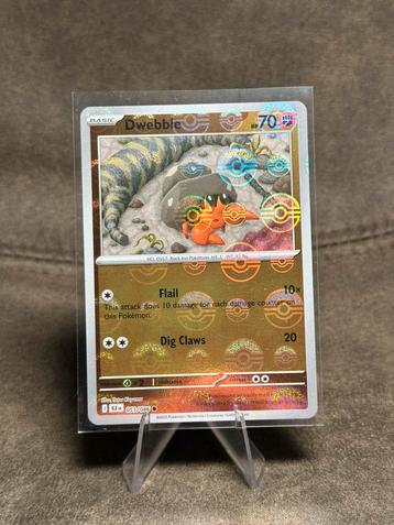 Dwebble [Poke Ball] #51 051/086 (Pokemon Black Bolt) beschikbaar voor biedingen