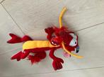 Officiële Knuffel Mushu Mulan Disneyland Parijs, Ophalen of Verzenden, Zo goed als nieuw, Knuffel