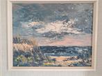 C Vreeswijk Duinlandschap met zicht op zee olieverf, Antiek en Kunst, Ophalen of Verzenden